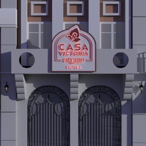 Casa Victoria signage