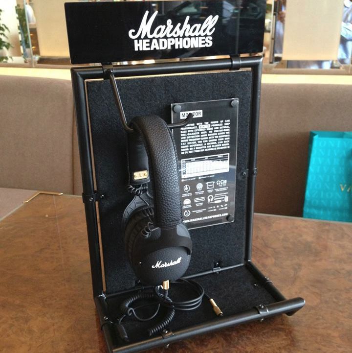 Marshall Headphones Display
