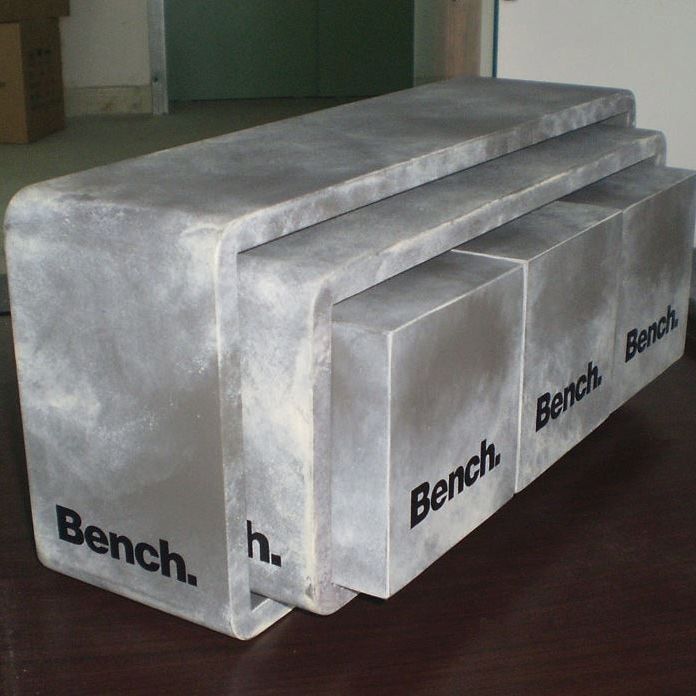 BENCH – Logo block / Shoe risers display Combo