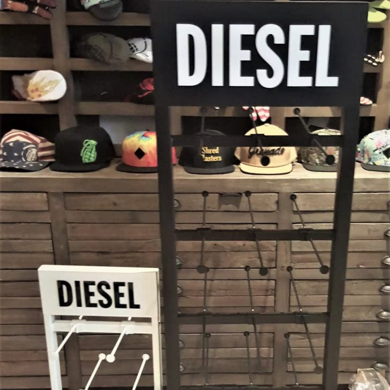 Diesel fixture and countertop