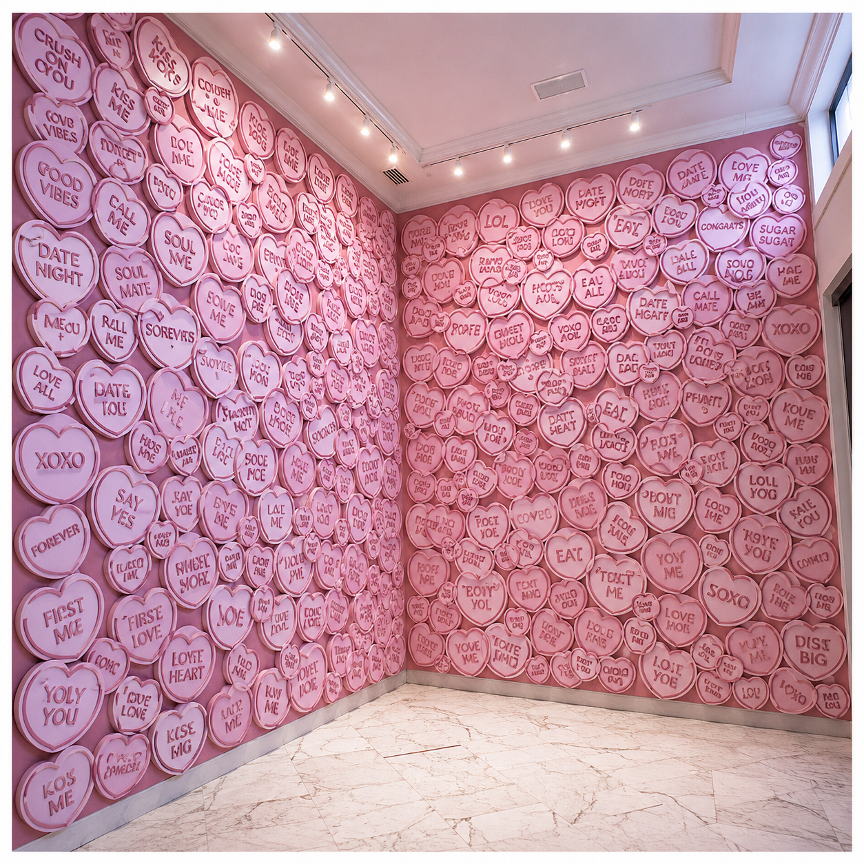 Event Venue Glendale — Heart Wall Design & Production