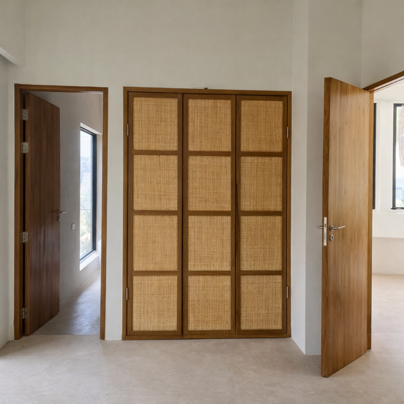 Private Residence, Florida – Natural Geometry, Door Poduction, Installation